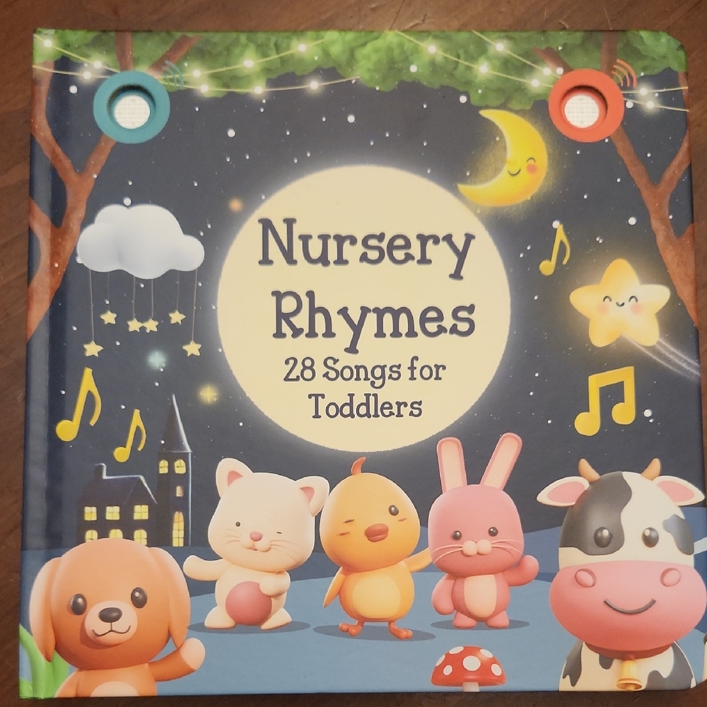 Nursery Rhymes Sound Book for Toddlers Learning Bug